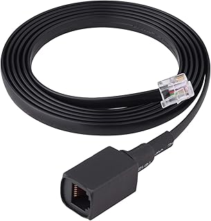 01 Handheld Mic Extension Cable Cord, 1.5M 6-Pin Removable Separation | Applicable models: FT-7800R, FT-8800R, FT-7900R, FT-8900R, etc