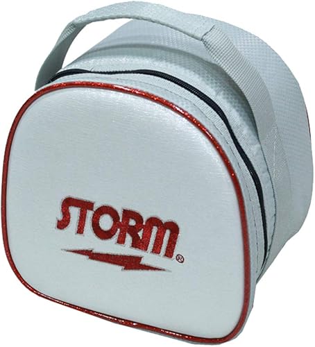Amazon Storm ボウリング バッグ Sb21 Db シングル ボール ケース ストーム バッグ ボウリング用品 ボーリング グッズ プラチナ レッド Storm ストーム シューズ バッグ