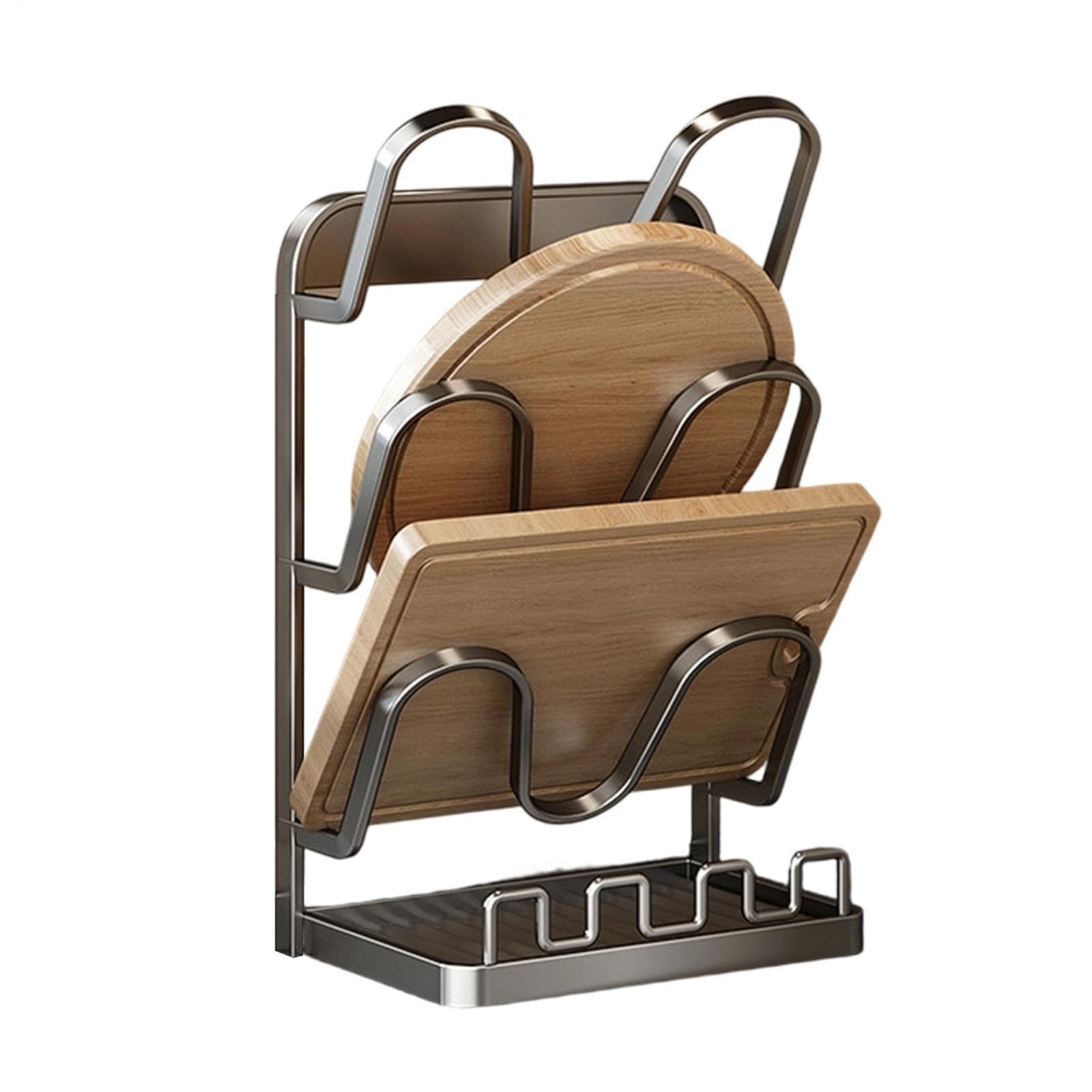 Organizzatore Coperchi Pentole 3 Metallico Antiruggine Multifunzionale | Supporto Coperchi Pentole Durante Cottura Per Dormitorio Camper Casa Ristorante Armadio Cucina