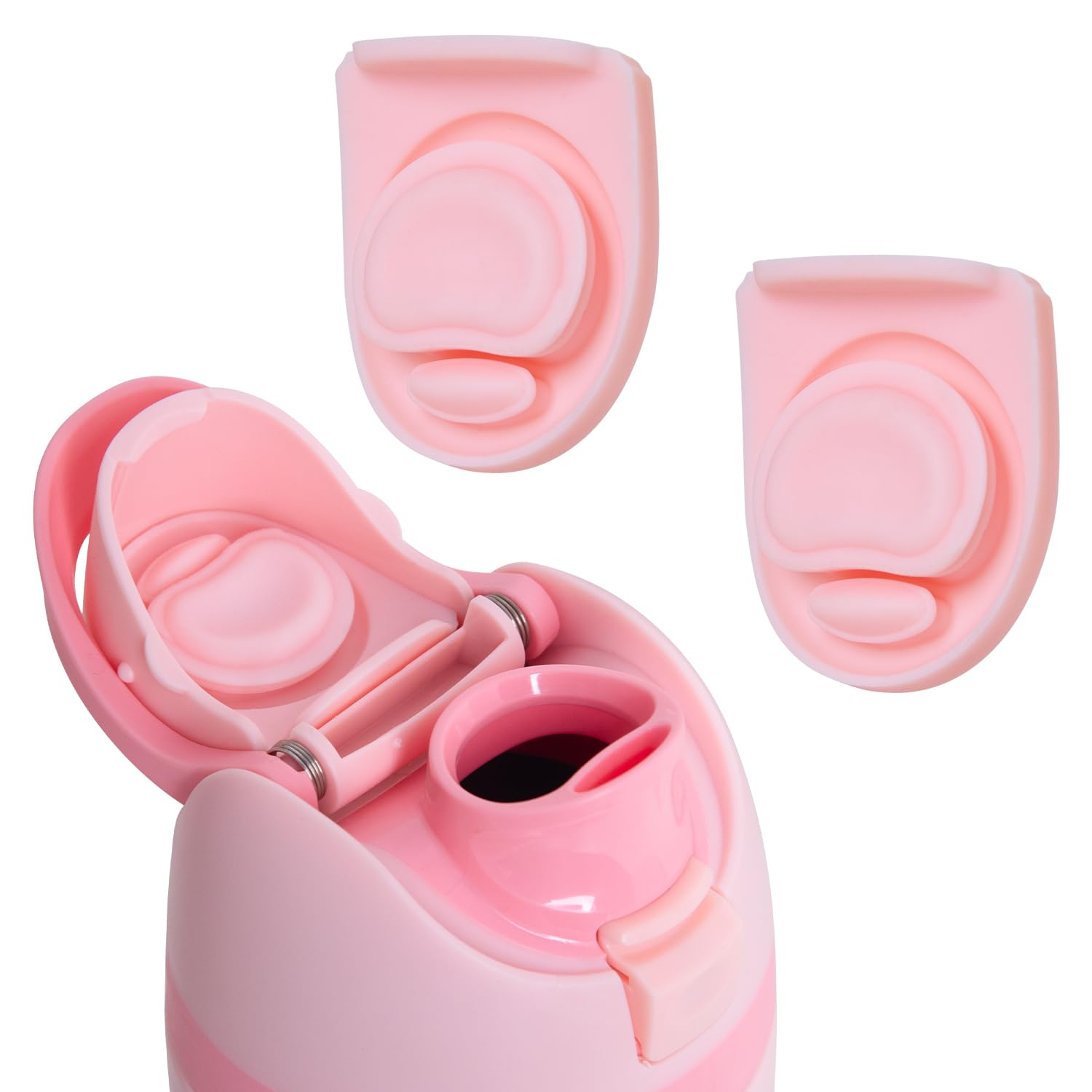 TIMEDIARY 2Pcs Replacement Stopper For Owala 19/24/32/40oz, Bottle Top Lid Gasket Compatible With Owala FreeSip Bottle Stopper Gasket For Picnics, Camping, Pink