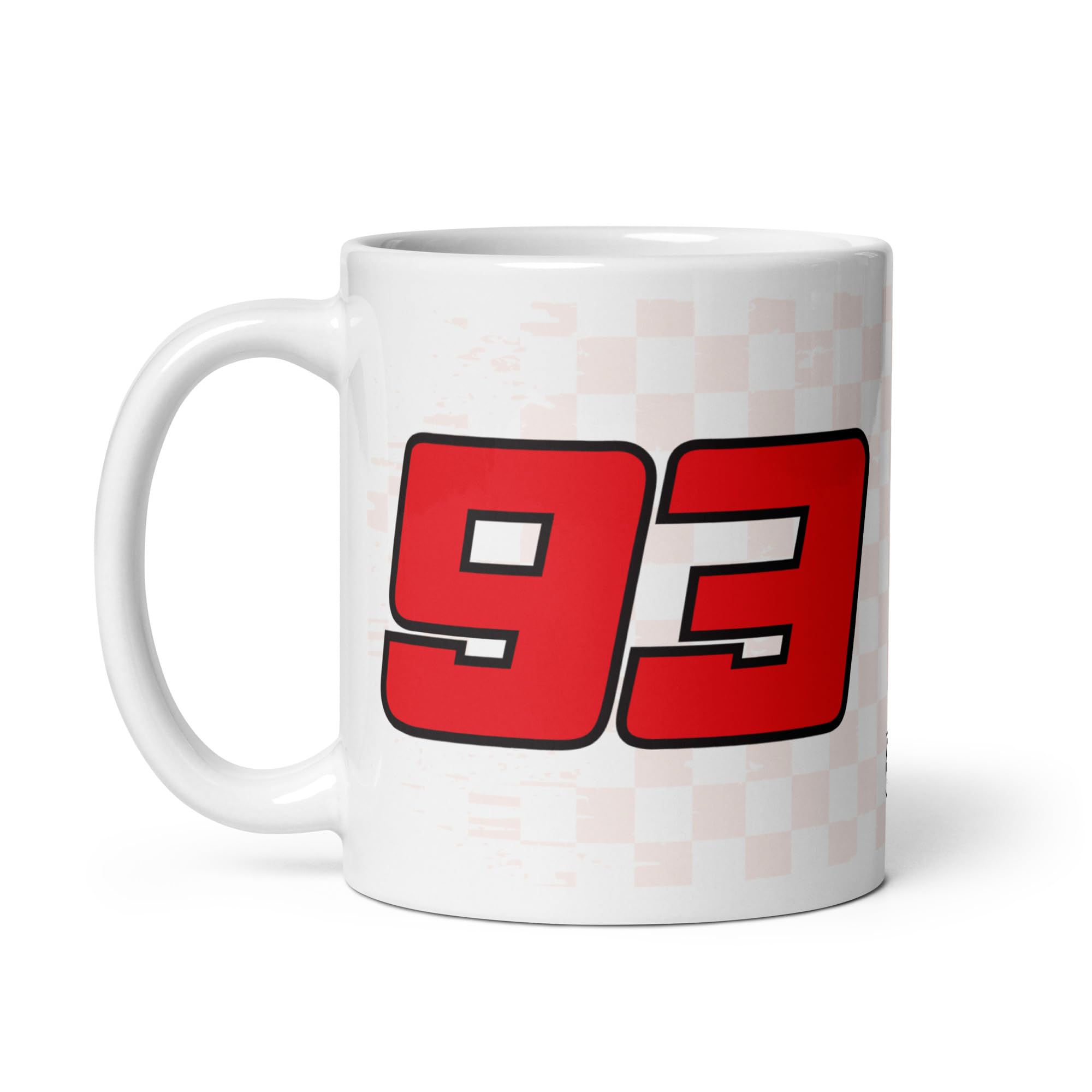 MM93. Moto Grand Prix. Campeón Mundial 2025. MORE THAN a NUMBER. Motociclismo. Taza de cerámica. Apta para microondas y lavavajillas. Sublimado por transferencia con insumos certificados. TAZ1315.
