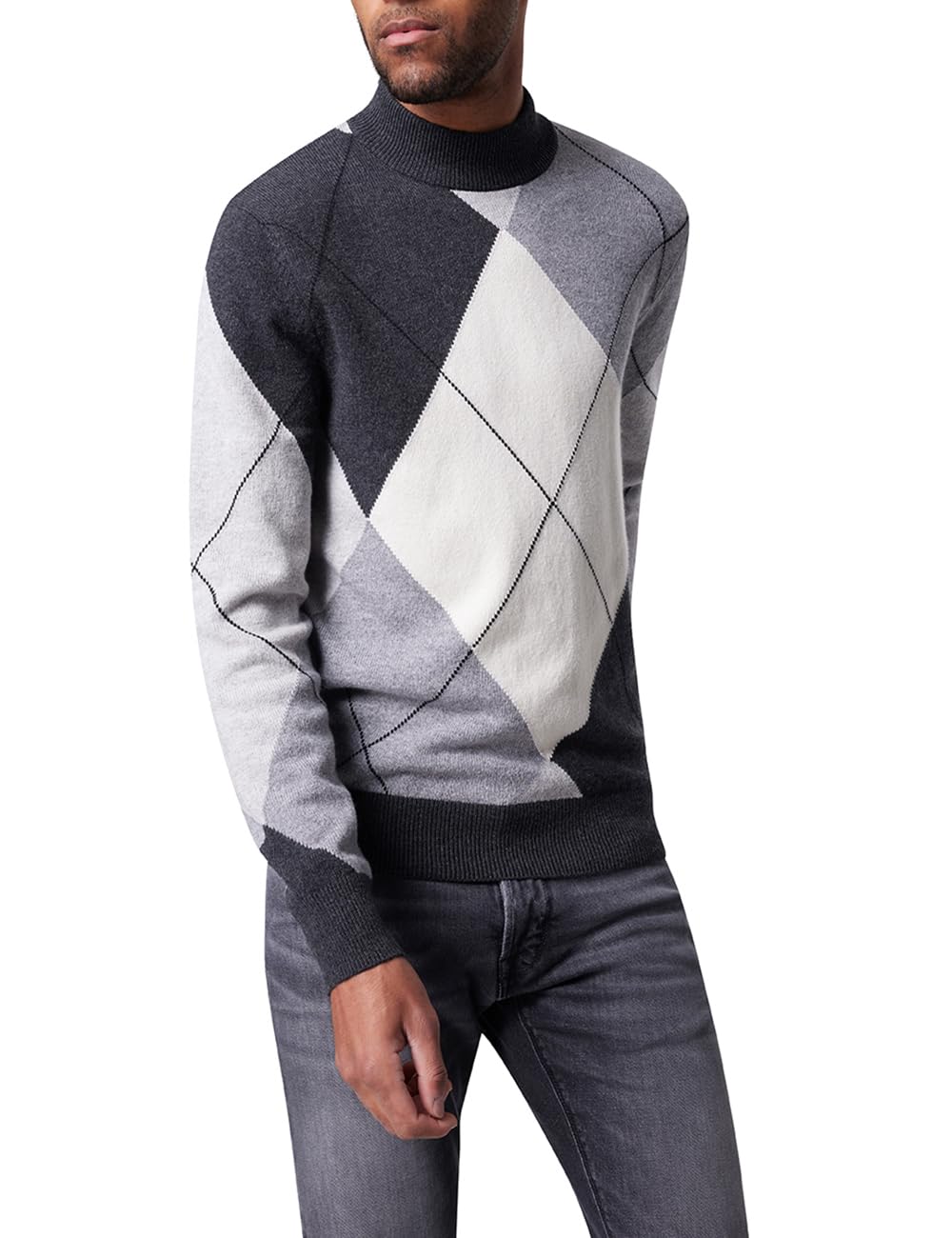 Pierre Cardin Herren Pullover Rundhals Strick RH | Männer Basic Strickpulli | Mordern Fit
