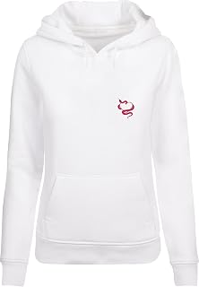 Miss Tee Damen Snakes Heart Hoody