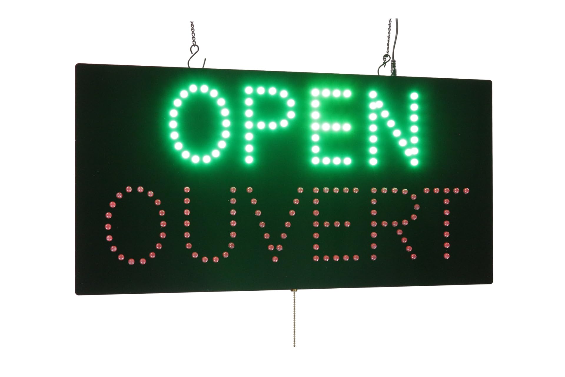 Open Ouvert Sign Up-Down, 24