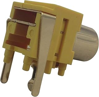 Pro Signal PSG01547 - Toma de corriente (2 unidades), color dorado y amarillo