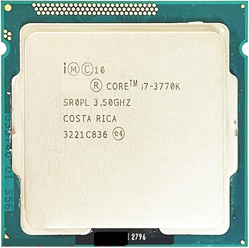CPU I7 3770K Quad Core LGA 1155 3.5GHz 8MB Cache with HD Graphic 4000 TDP 77W Desktop CPU Responsive and Powerful