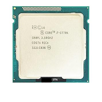 CPU Processor I7 3770K Quad c LGA 1155 3.5GHz 8MB Cache with HD Graphic 4000 TDP 77W Desktop CPU