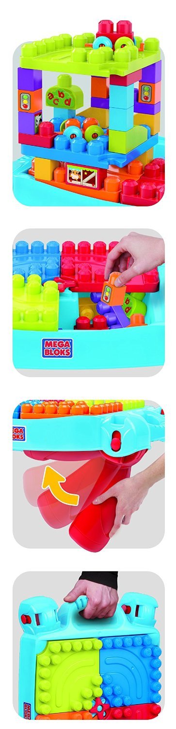 Fisher-Price Tavolino Multiattività 3 in 1 Mega Bloks