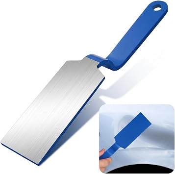 DaisyInner Professional Dinging Spoon Slapping Auto Body Dent Repairing Slapper Tools for Smoothing and Alignment of Metal Panels Bodywork Tools for Ducting Cars Planes Blue