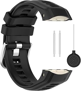 LOKEKE Compatible with Garmin Instinct 2S Replacement Band - Replacement Silicone Wrist Watch Band Strap Compatible with Garmin Instinct 2S(Silicone Black)