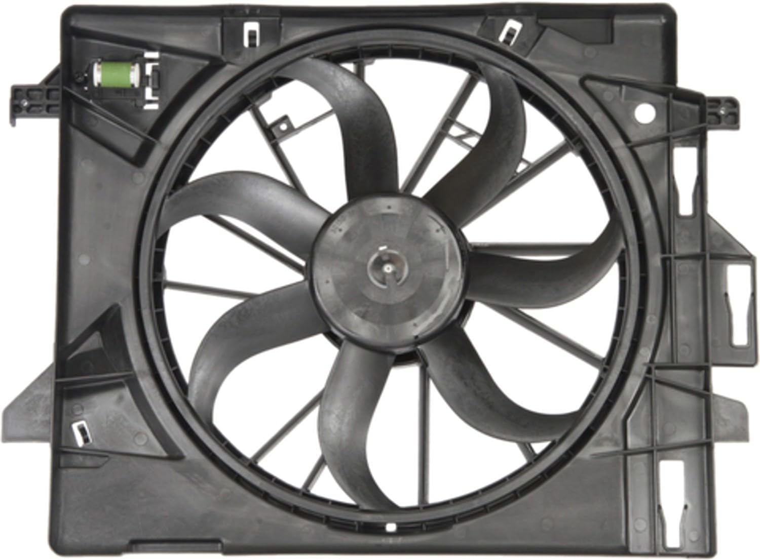 Replacement Engine Cooling Fan Assembly for 2008-2020 Chrysler, Dodge, Ram C/V, Grand Caravan, Town & Country