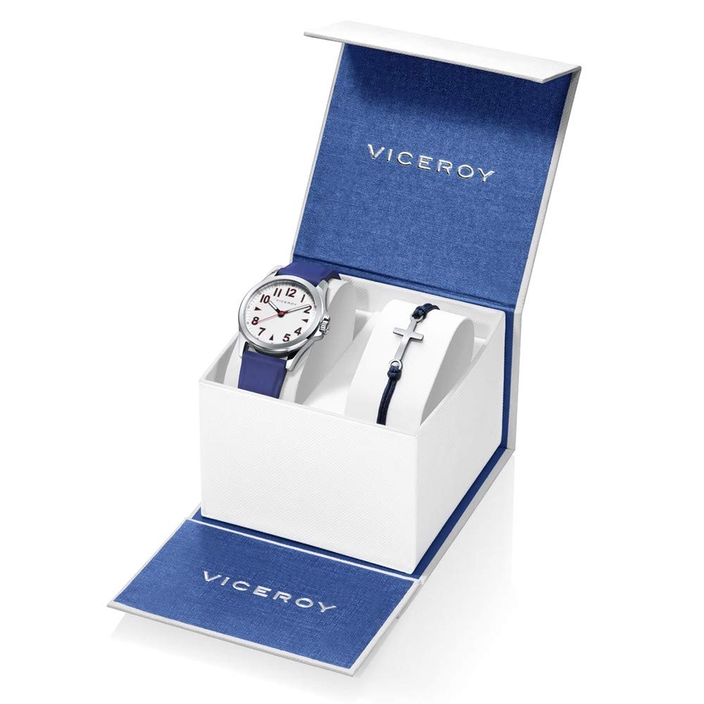 Reloj Viceroy Niño Pack 42397-04 + Pulsera Cruz
