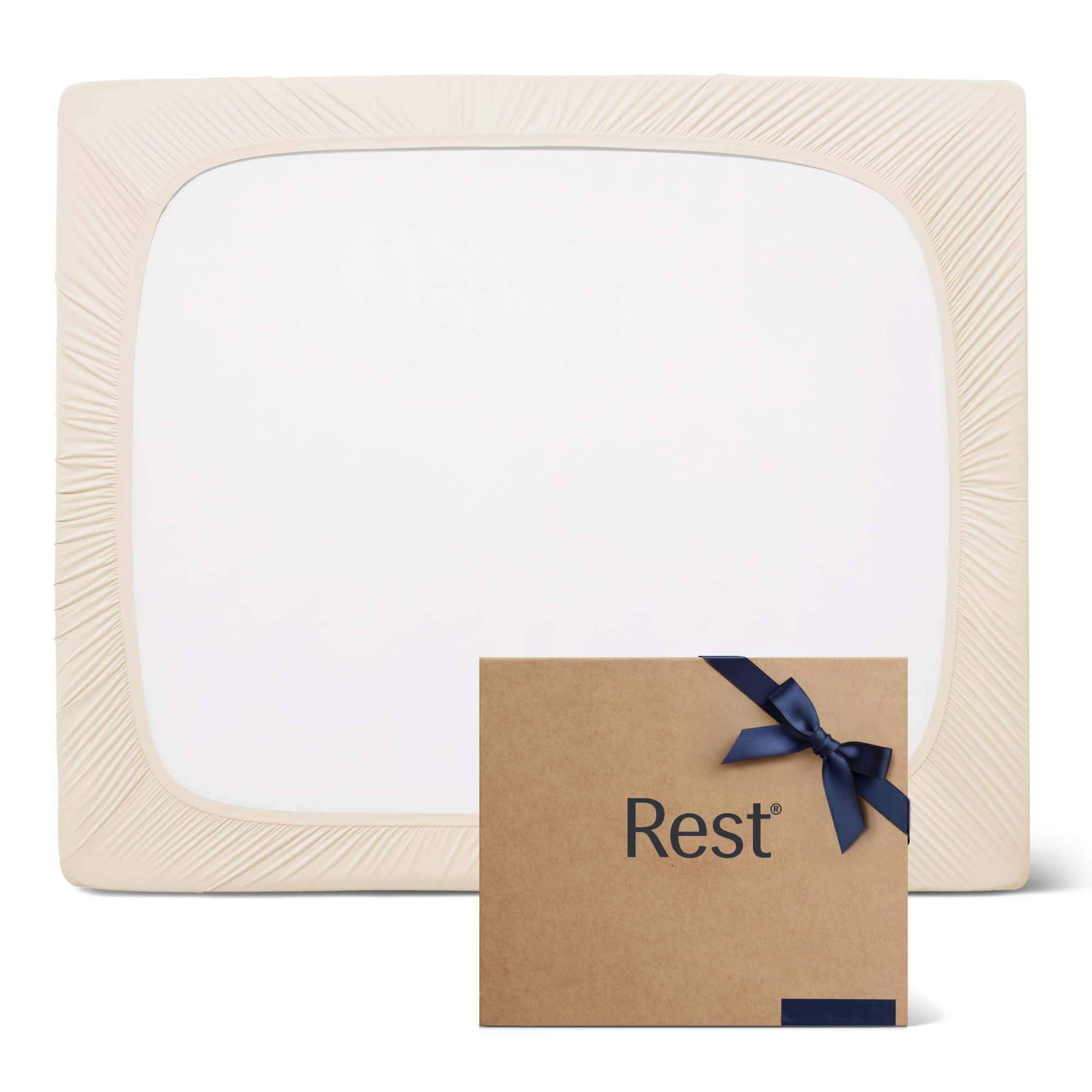 Amazon.com: REST® Evercool®+ Fitted Sheet, Queen Size, Snow Ivory