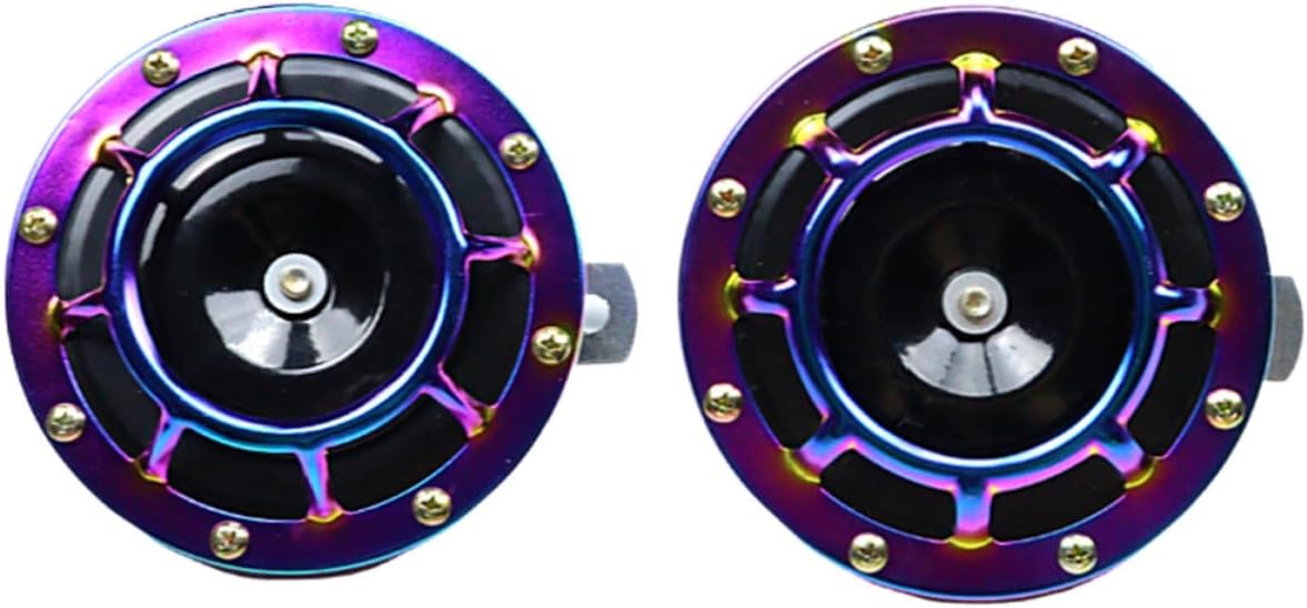 Super Loud Electric Horn 1 Pair Iron Motorcycle Vehicle