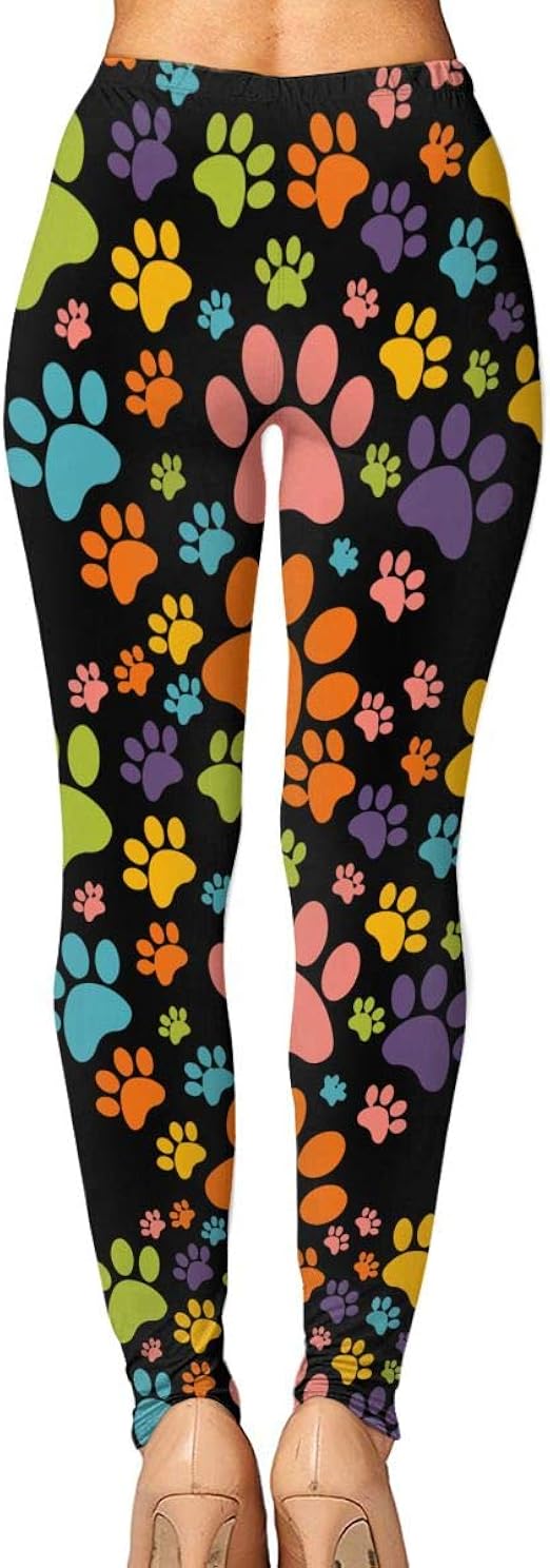 Cat Dog Paw Prints Heart Womens Girls 