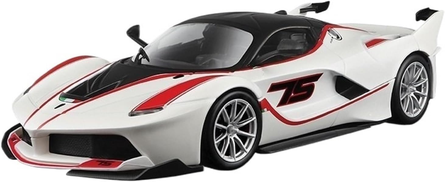 1:24 250 GTO Race Car FXXK Model Alloy Ornament(FXXK White)