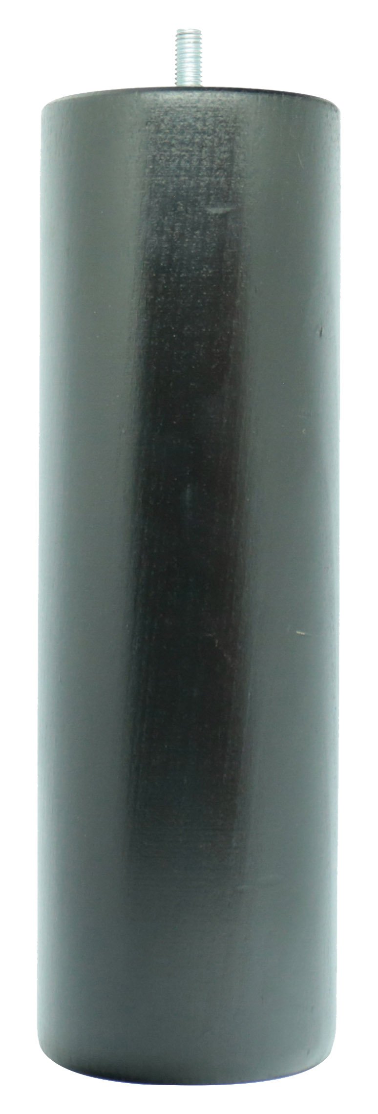 La Fabrique de Pies Juego de 4 Patas de Cama, Madera, Lacado Negro, 25 x 8 x 8 cm