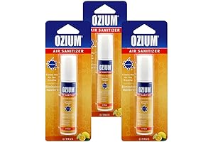 Ozium Travel Size Air Sanitizer, 3-Pack, 0.8 oz, Citrus Scent