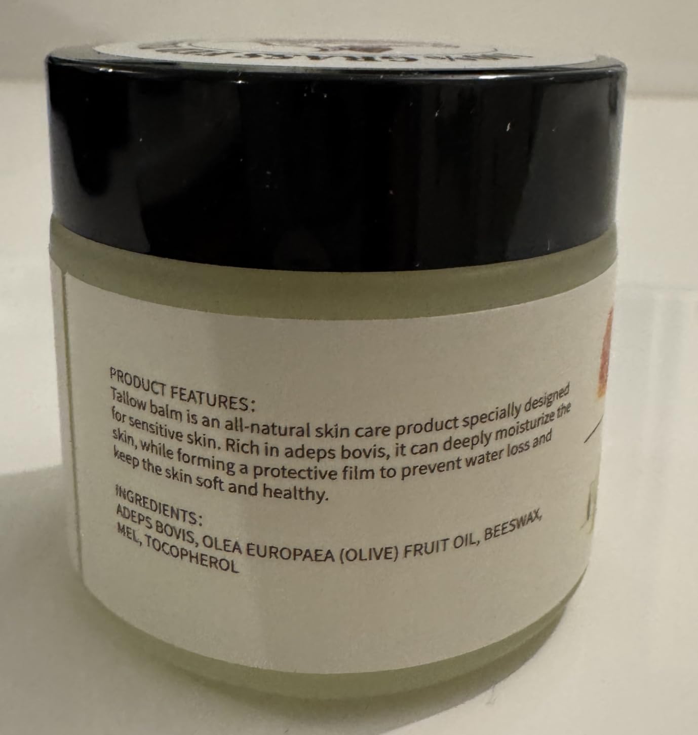 YNGLLC Whipped Beef Tallow Balm for Face & Body β Grass-Fed Tallow with Raw Honey, Beeswax & Olive Oil β Moisturizer for Dry, Sensitive Skin β 2.1oz