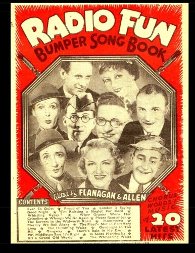 Radio Fun Bumper Song Book (B&W): Chorus Words and Music Song Book From 1939