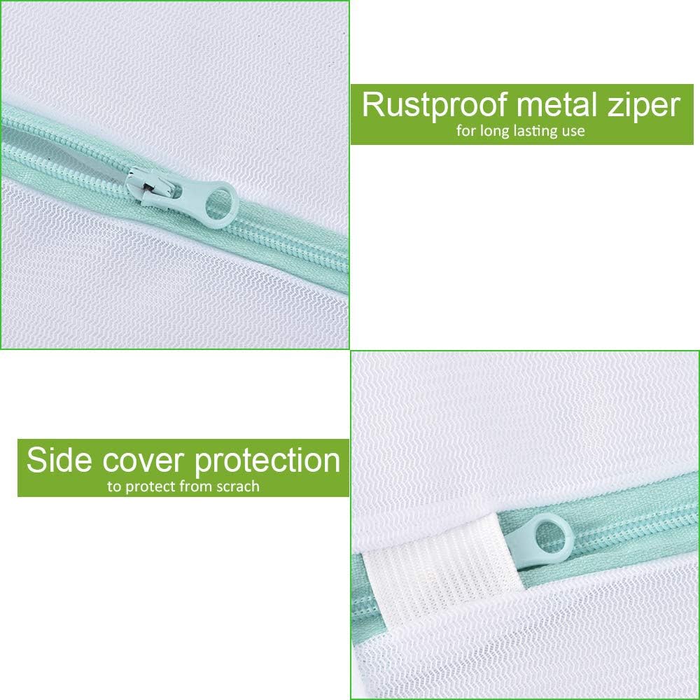Extra Lar Laundry Mesh Bag Mesh Laundry Bag Zippered Big Net Bag