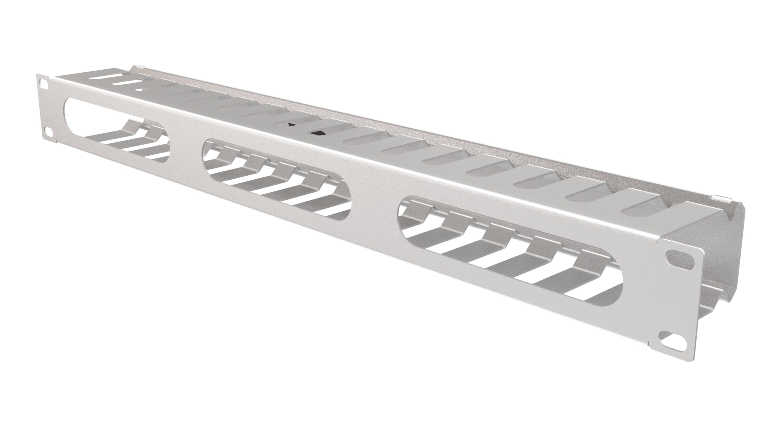 Cable Management Organizer 19 Pollici 1U Acciaio Canalina Passacavi