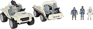 Mattel Disney Pixar Lightyear Hyperspeed Series 2 All-Terrain Vehicles 3 Inches Long & 1.25 Inch Figures Diaz Alisha Hawthorne & Guard, 4 Years & Up