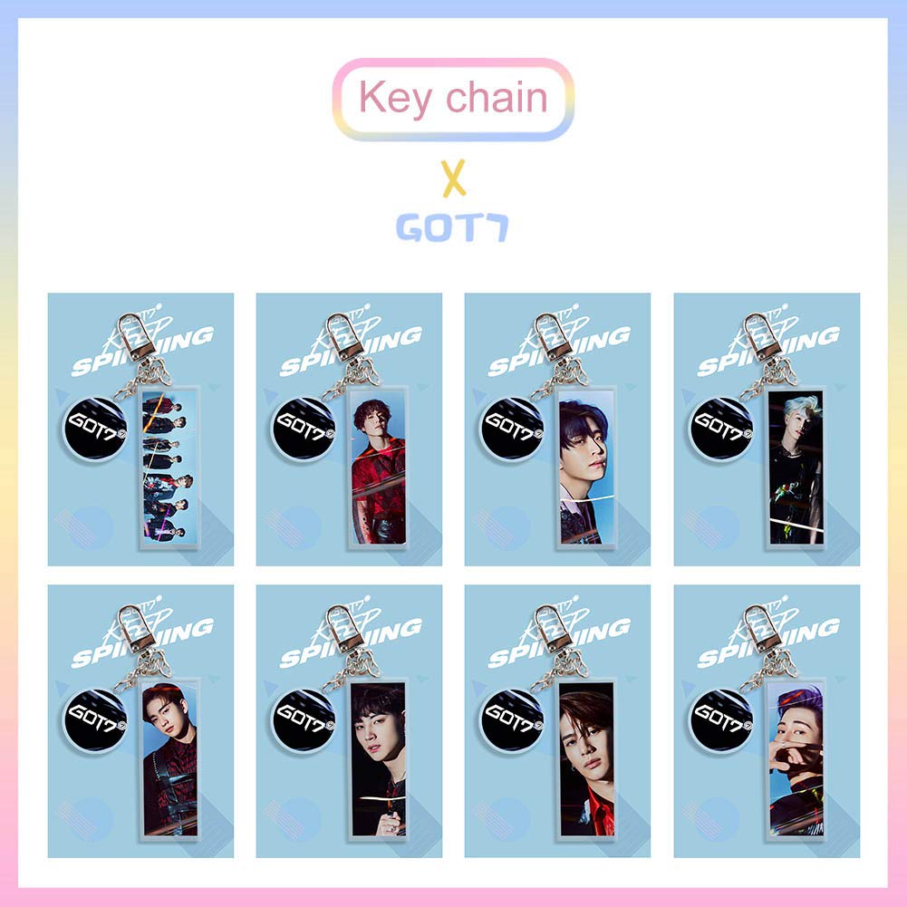 Amazon Hommall かわいい漫画k Popレッドベルベット Ikon Stray キッズキーホルダー キーリング ファンへのホットギフト スタンプ 文房具 オフィス用品