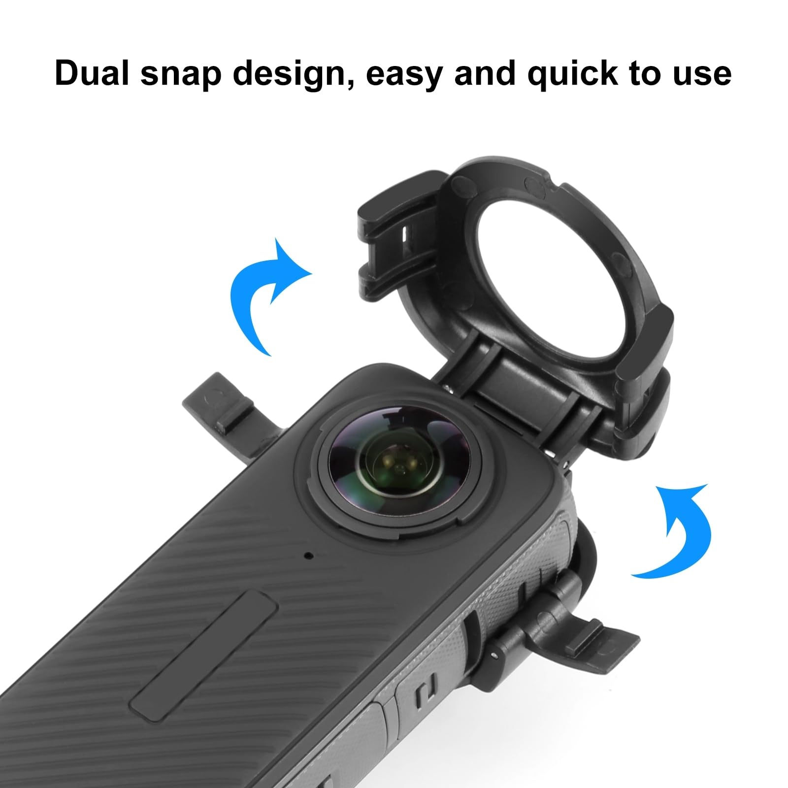Puluz Copriobiettivo in vetro ottico per Insta360 X4