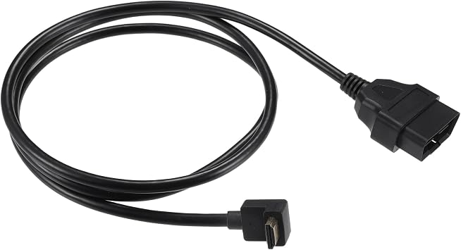 SCT X4 Cable 7011U-08 X4 OBD2 Cable OBDII Cable for Xcalibrator X4 Model Tuner Scanner/Inner/Durable Plastic Rubber Alloy 150cm Length / 1 Pcs Black