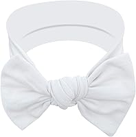 Vista 32 de Diademas para Bebés Niñas-Infantil, Niñas Pequeñas Bandas para el Cabello de Algodón Hechas a Mano con Lazos Accesorios para el Cabello de Niños