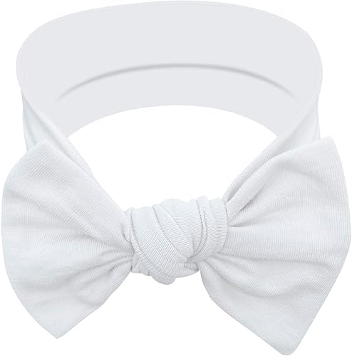 Miniatura 32 de Diademas para Bebés Niñas-Infantil, Niñas Pequeñas Bandas para el Cabello de Algodón Hechas a Mano con Lazos Accesorios para el Cabello de Niños