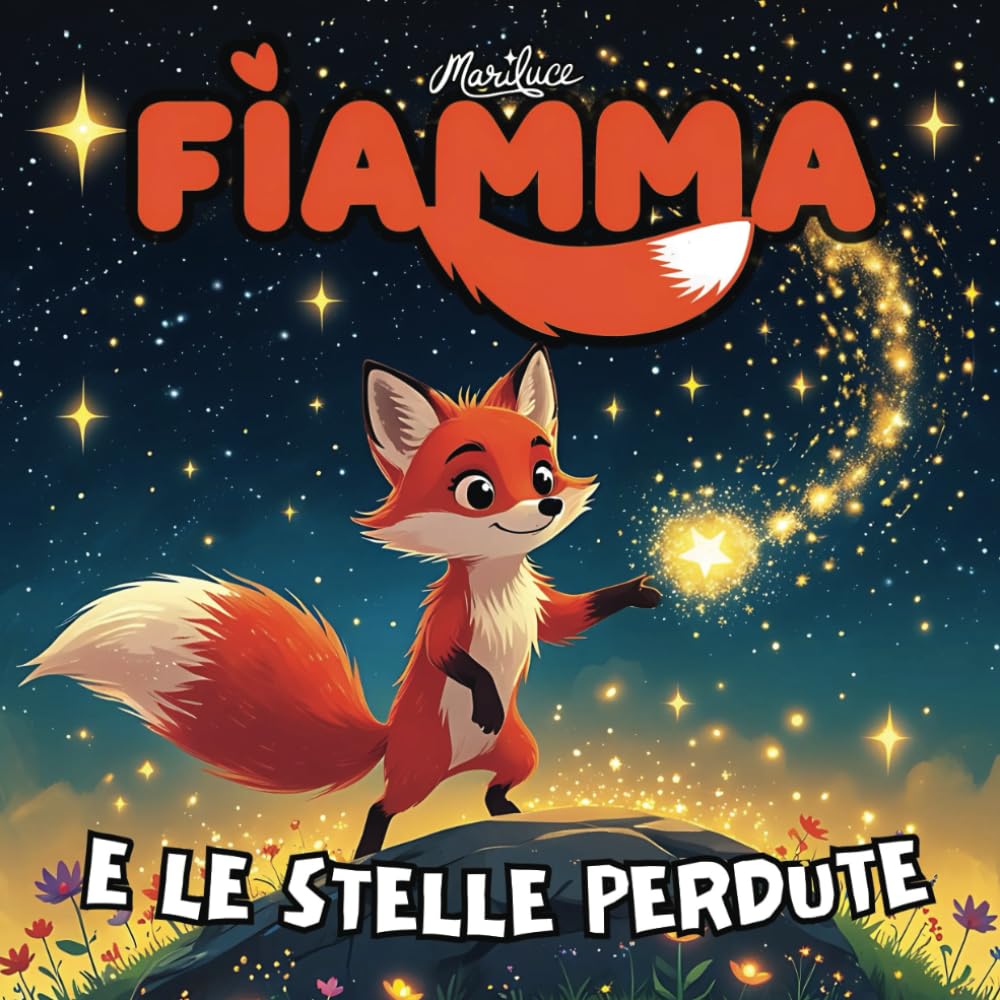 Fiamma e le Stelle Perdute: Una magica storia sul potere dei sogni | Racconto illustrato per bambini 3-7 anni | Edizione a colori (Le Avventure di Fiamma)