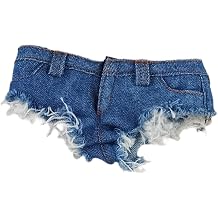 1/6 Scale Female Action Figure, Shorts, Casual Style, Accessory, Easy to Put on, Doll Costume, Medium Blue