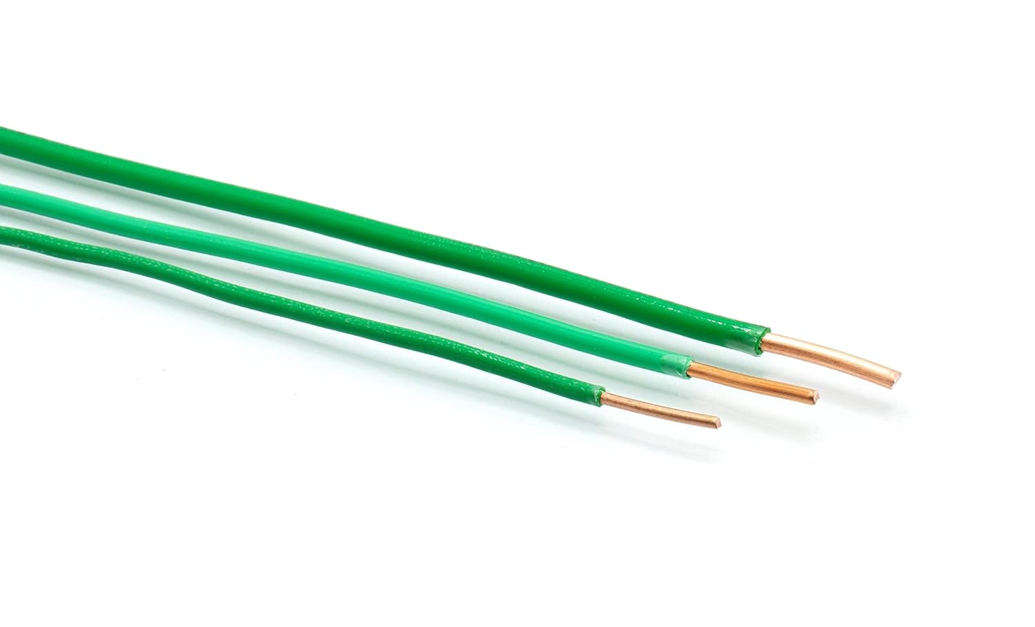 THE CIMPLE CO 12 AWG Insulated Solid Copper THHN/THWN Wire 10 FT - 12 Gauge Ground Wire for Electrical Grounding in Residential, Commercial, Industrial Buildings - 10 Feet (3 Meters), Green