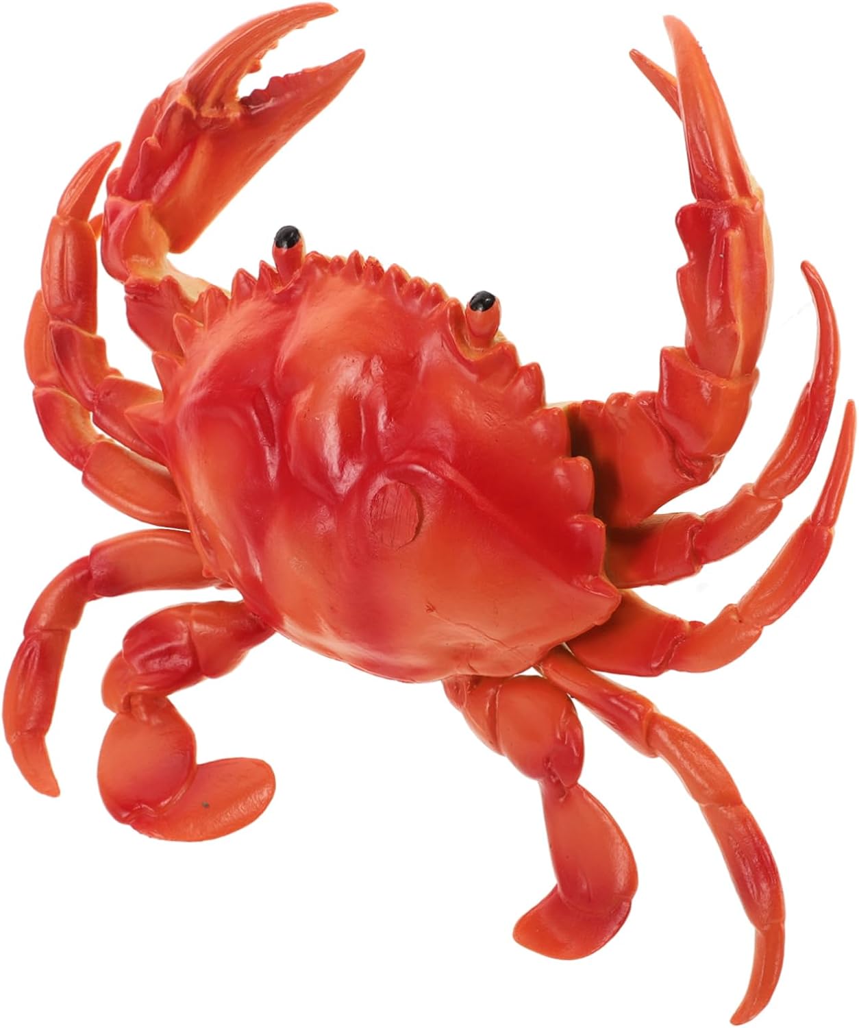 Hemoton Lifelike Simulation Crab Figurine Realistic Animal Model for Photography Prop and Garden Decor for Crab Party Decoration and Themed Events