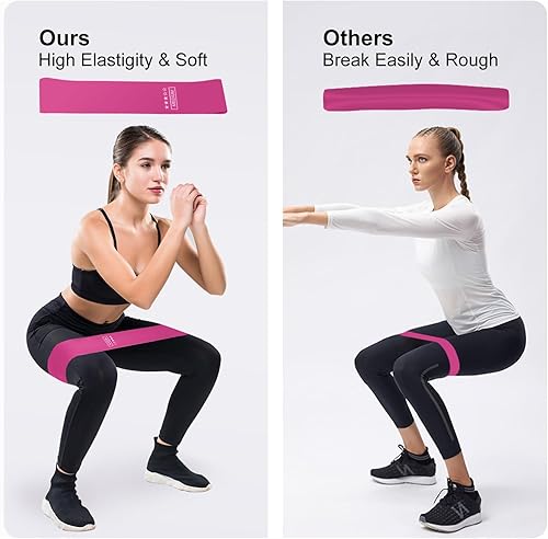 Miniatura 6 de Juego de bandas de resistencia, bandas de ejercicio de resistencia con guía de instrucciones y bolsa de transporte, bandas de ejercicio de látex