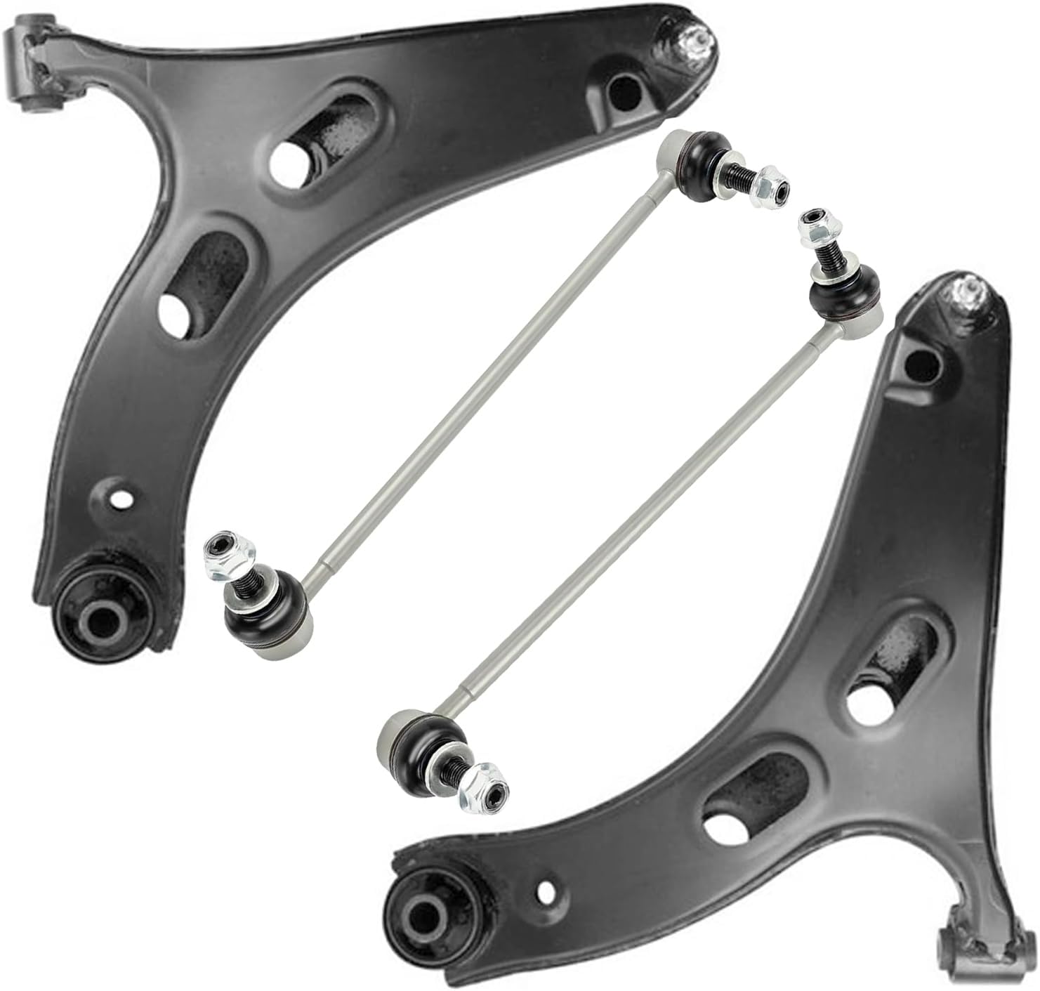 4pc Front Lower Control Arms Sway Bar Links Suspension Kit