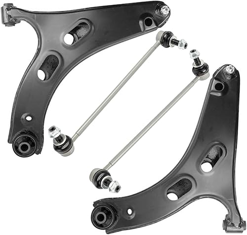 Miniatura 792 de Detroit Axle - Brazos de control delanteros inferiores con rótula + barras estabilizadoras de repuesto para Chrysler Dodge Intrepid 300M Concorde