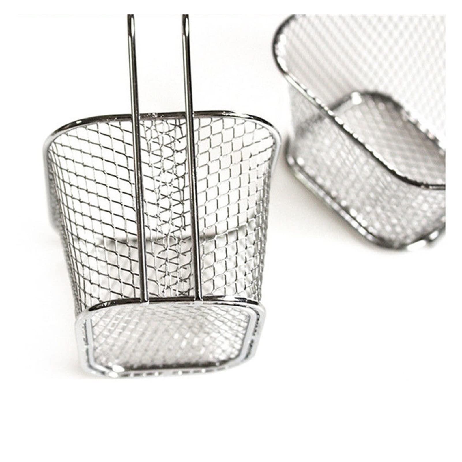 Mini cestino per friggere – Cestino quadrato per patatine, snack e cibi fritti – 1 utensile da cucina per risultati perfettamente croccanti