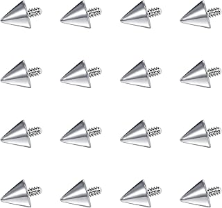 16g 3mm Replacement Balls for Piercing Internally Threaded Body Jewelry Piercing Barbell Parts for Nose Septum Lip Eyebrow Labret Cartilage Helix Conch Tragus Daith Piercing Jewelry