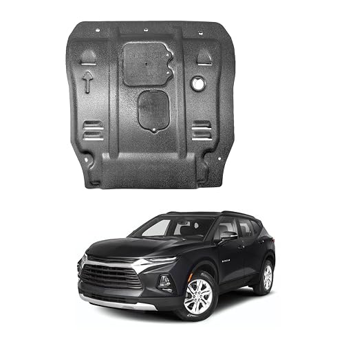 Engine Splash Shield Fit for Chevrolet Blazer 2019-2024 Engine Case Guard Under Engine Cover Compatible with Blazer 2020-2023 Front Engine Guard Mud Flaps Including Screw Hardware