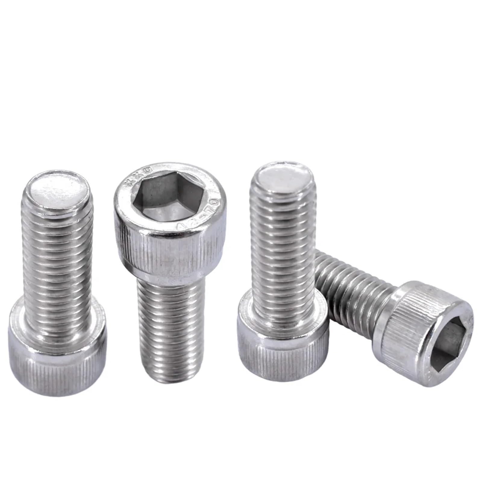 Bulloni a testa esagonale incassata, 20 pz 304 In Acciaio Inox Esagonale Vite A Esagono Incassato DIN912(50mm,M1.6)
