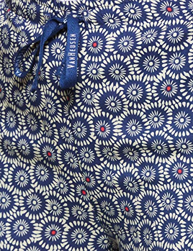 Image of Van Heusen Women's Printed Lounge Pants | Drawstrings & Side Pockets | Ultra Soft Fabric | Relaxed Fit | At home pyjamas | Everyday Comfort | Printed | Style 55306 | Available in Pack of 1 & 2