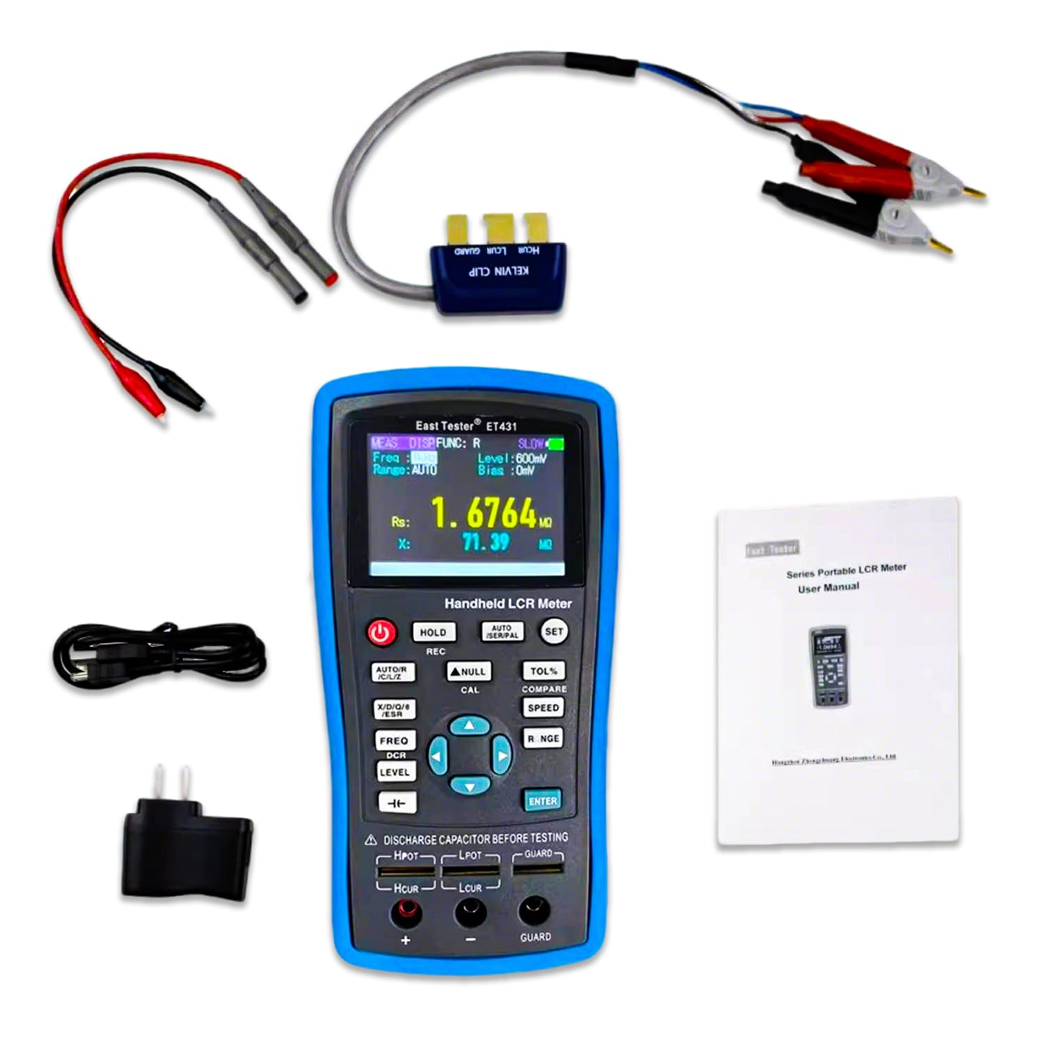 WTRYRN Digital LCR Bridge with Open/Short Calibration 431