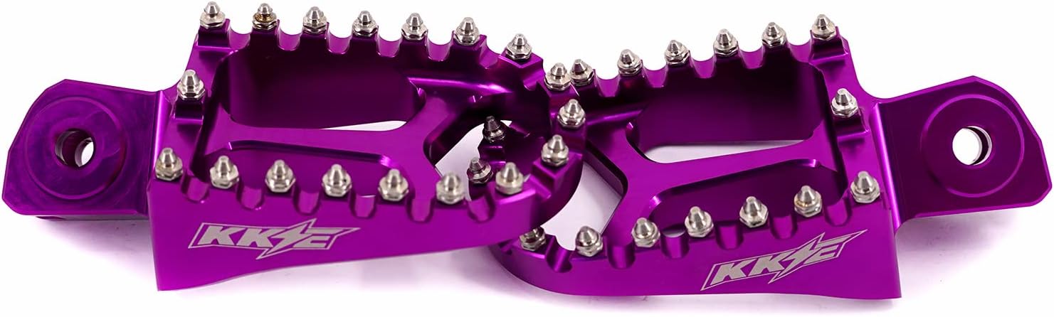 KKE Foot Pegs For Surron Light Bee X/Segway X160/260/Warp 9 E-Bike Footrests Pedal Pads Purple