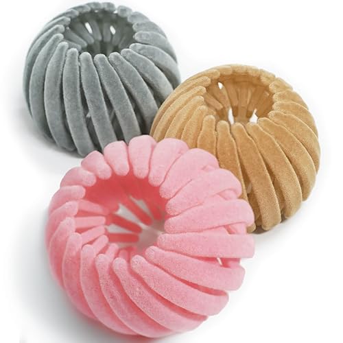 3 pinzas para el cabello mágicas Sizobi Bird Nest, pinzas de moño expandibles para cabello fino y grueso, accesorios para el cabello para mujeres y