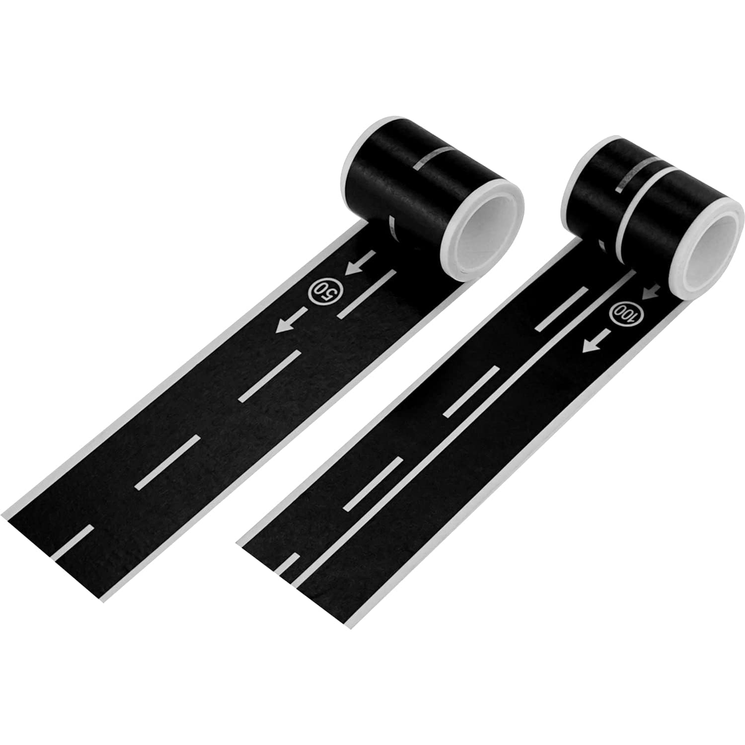 Khazna Road Sticker Rolls Cars Track and Train Sets Sticker Perfect to Develop Your Kids Imagination and Memory, Play and Gifts for Children Toys (2 Rolls of Road)