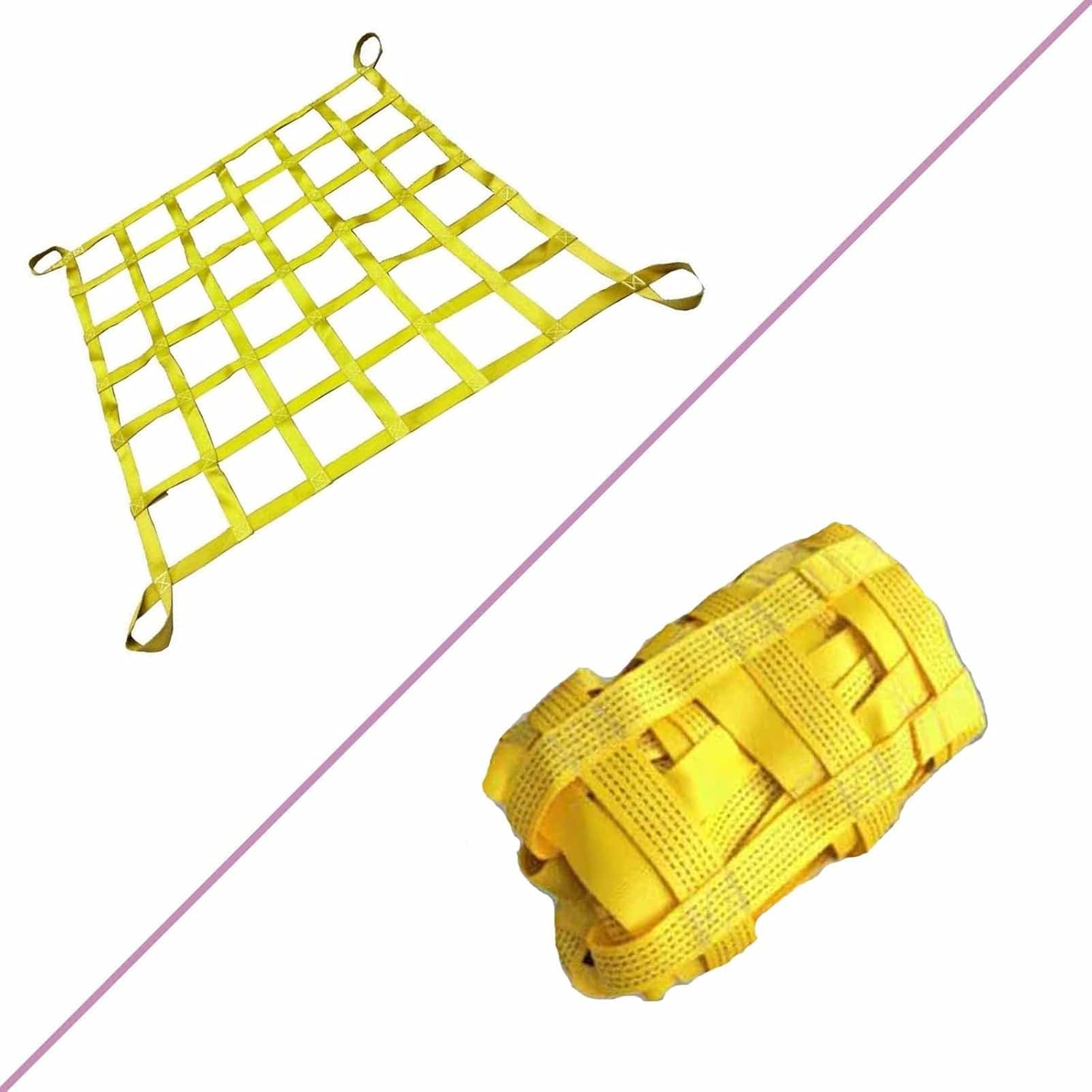 ナイロンリフティングスリングネット - カーゴリフティングネット - ナイロンカーゴネット、リフティングネットストラップ、パレット用