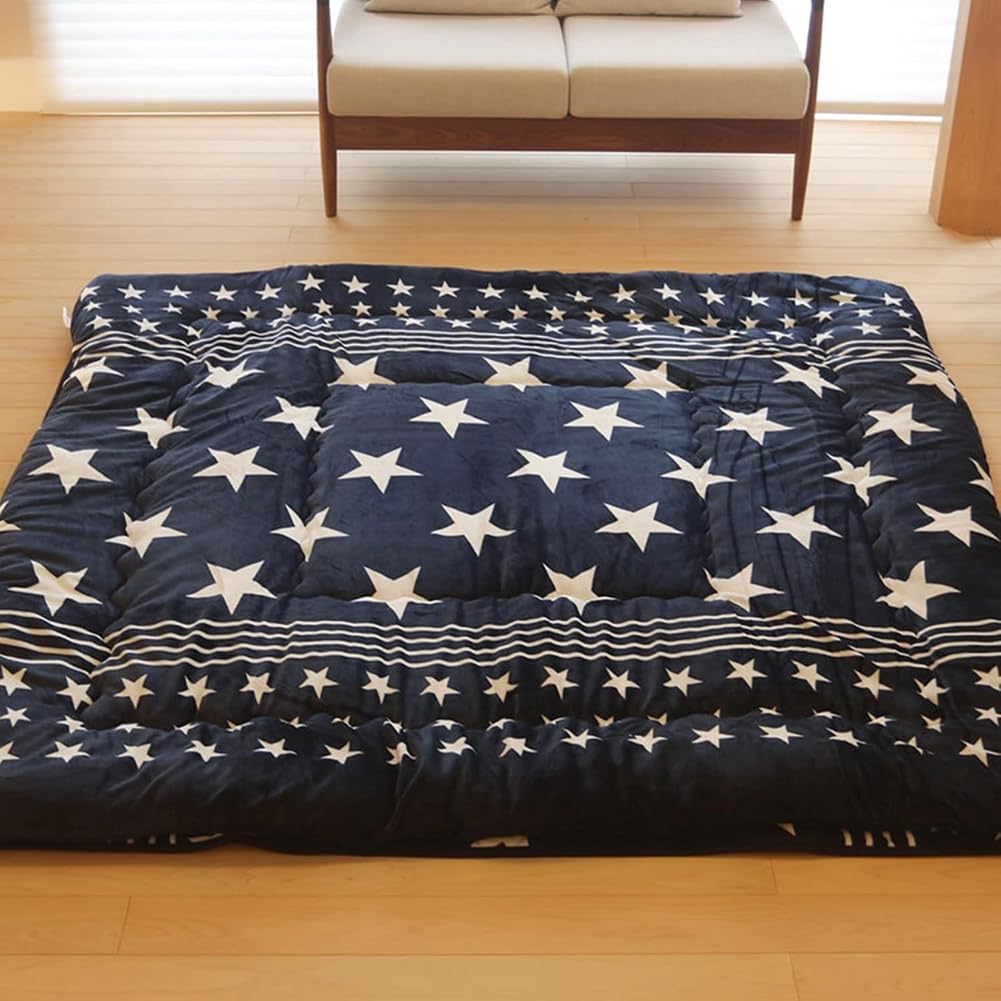 Set da Tavolo Kotatsu, Tavolo Basso riscaldante Elettrico per sedersi sul Pavimento, Dispositivo di Riscaldamento per la Famiglia, Tavolo Quadrato con Stufa Invernale per,